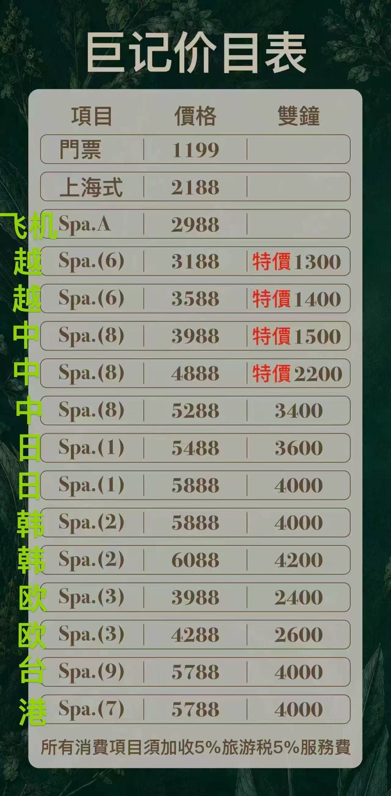 Empire Sauna price list