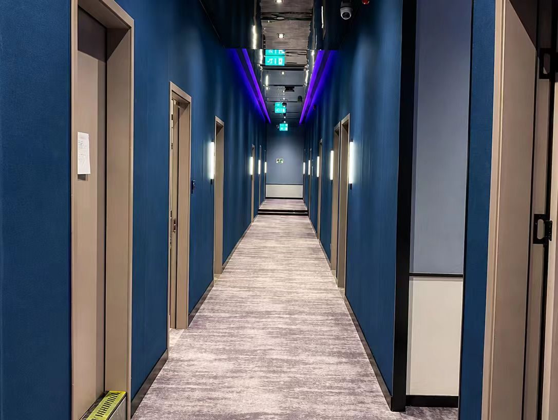 Guest-room corridor.